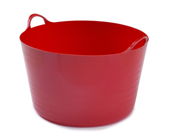 75lt Red Flexible Tub